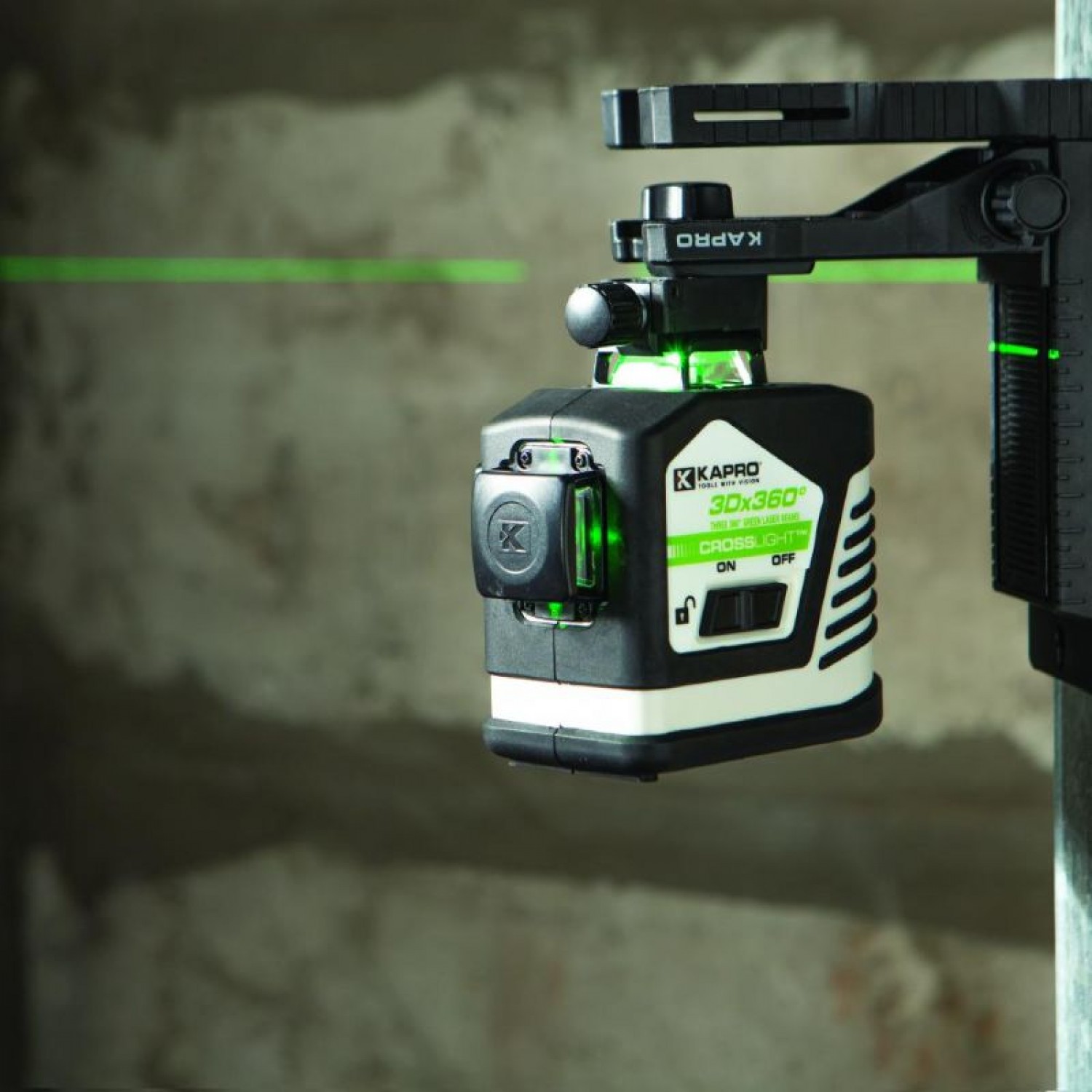Περιστροφικό Laser 3 Επιπέδων Πράσινης Δέσμης Crosslight™ 3D (00100863)