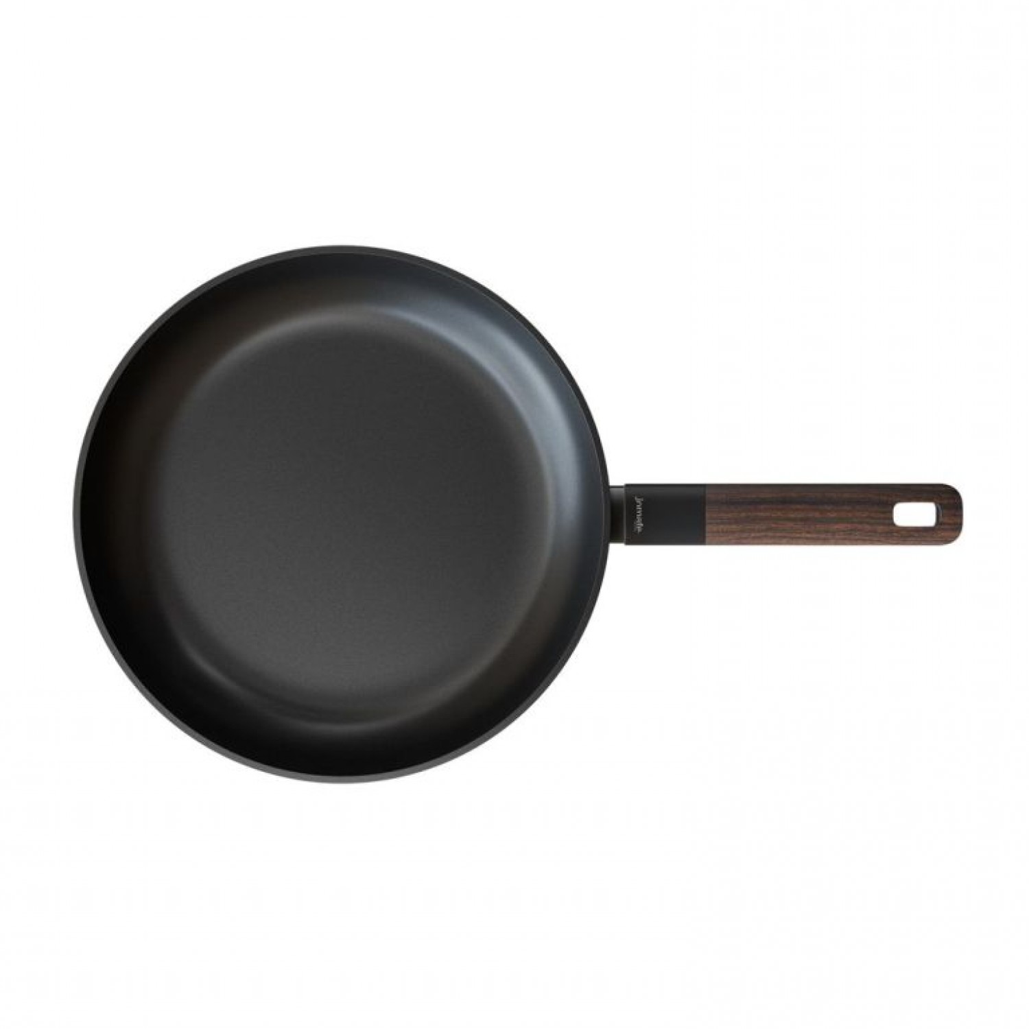 Αντικολλητικό τηγάνι βαθύ 28 cm 2,4l μαύρο (jmf-28-black)   