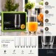 ΣΕΤ ΚΡΥΣΤΑΛΛΙΝΑ ΠΟΤΗΡΙΑ 4 ΤΕΜΑΧΙΩΝ 580ML (SET-4-TMX-NER-580ML)